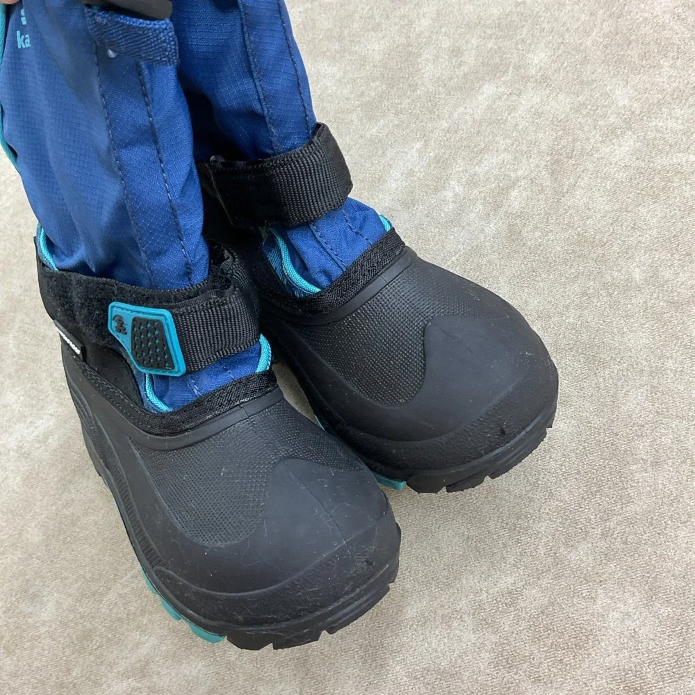 Kamik Kids‎ Snowfall Waterproof Insulated Snow Winter Boots Black Kids Size 13